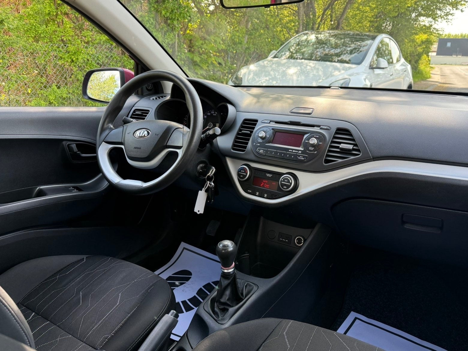 Grøn Kia Picanto fra 2014
