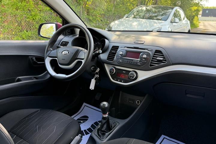 Grøn Kia Picanto fra 2014