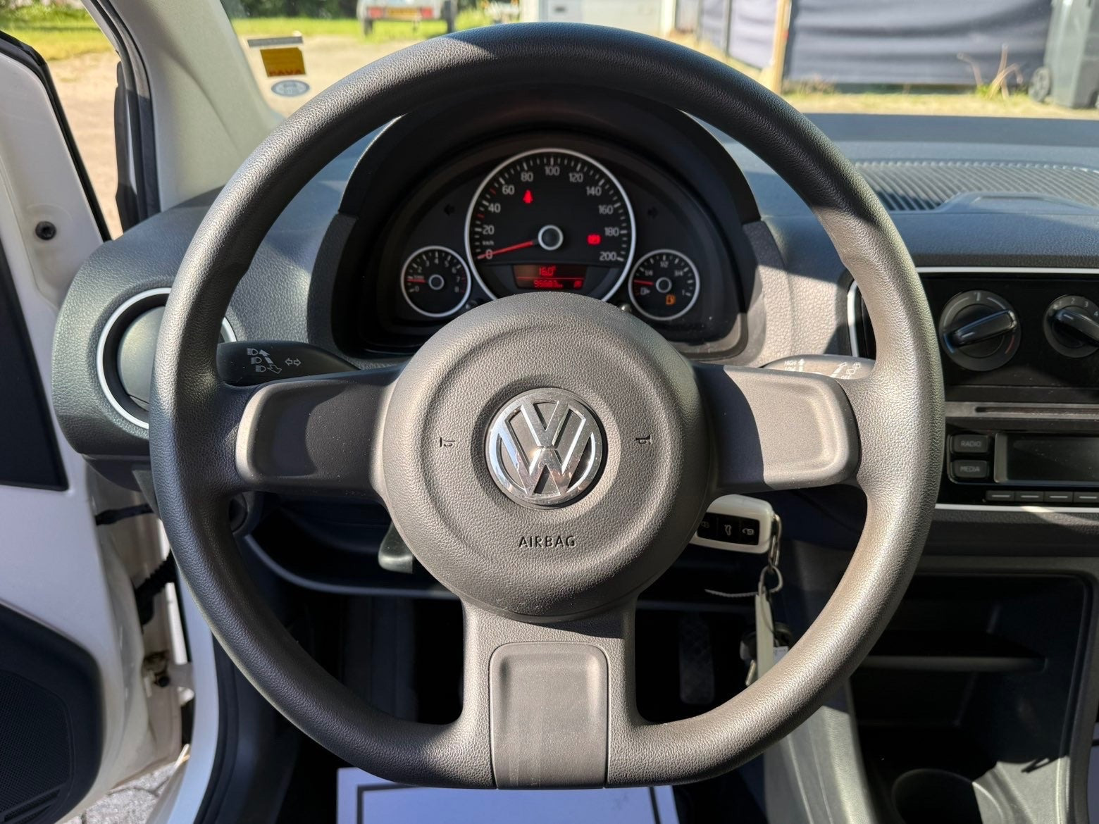 Grøn VW UP! fra 2012