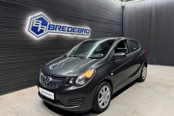 Sort Opel Karl fra 2017 set udefra