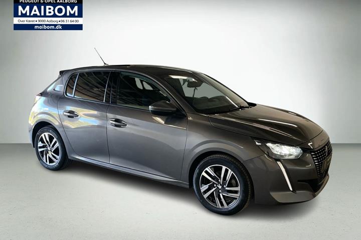 Grå Peugeot 208 fra 2020