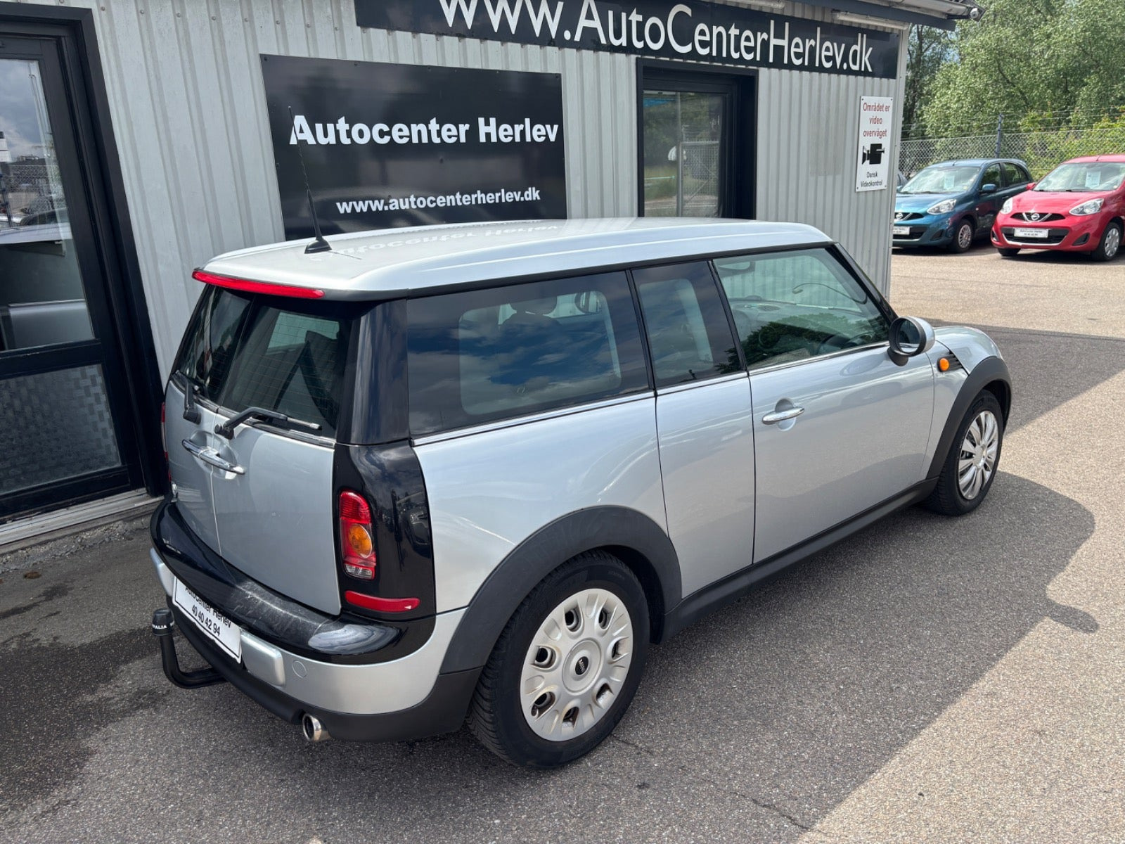 Sølv Mini Clubman Cooper fra 2008