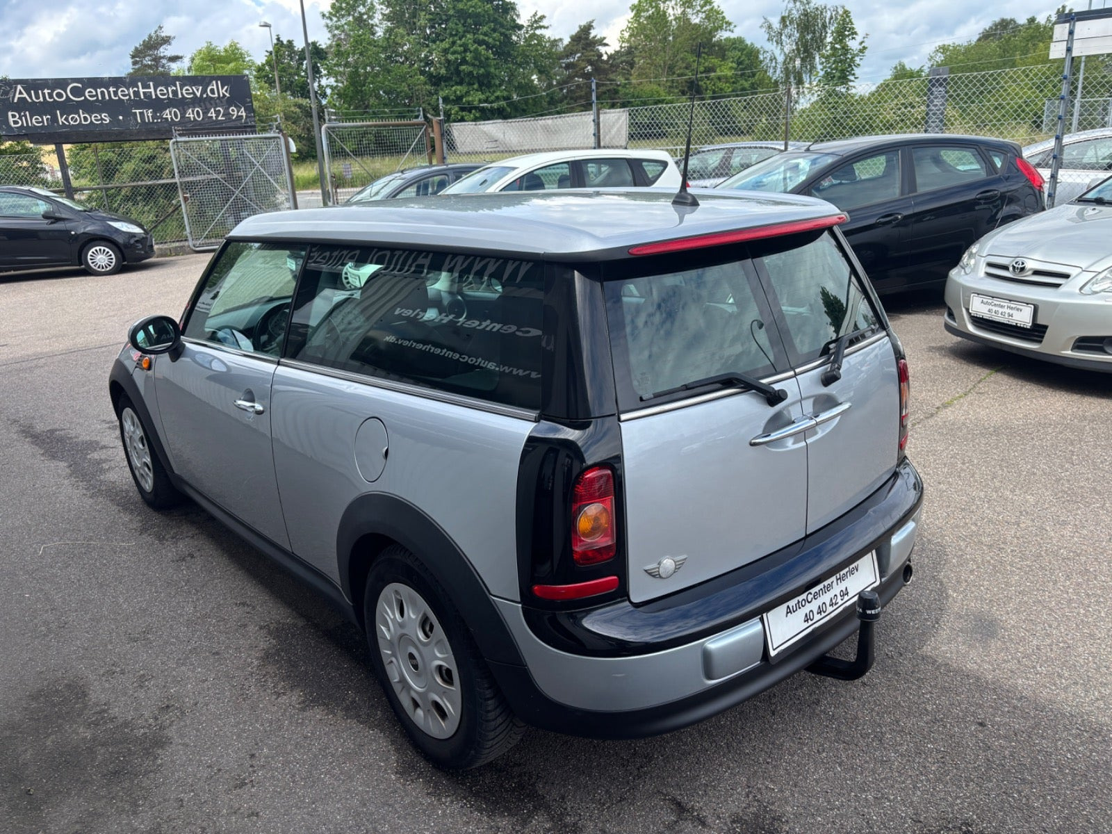 Sølv Mini Clubman Cooper fra 2008