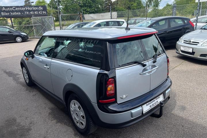 Sølv Mini Clubman Cooper fra 2008