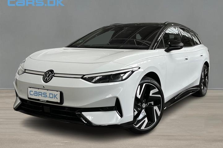 Hvid VW ID.7 fra 2026 set udefra