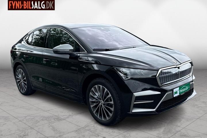 Sort Skoda Enyaq fra 2025