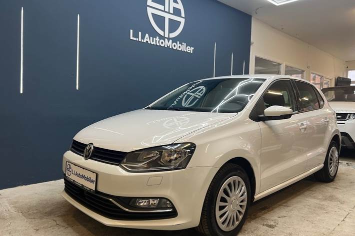 Hvid VW Polo fra 2016