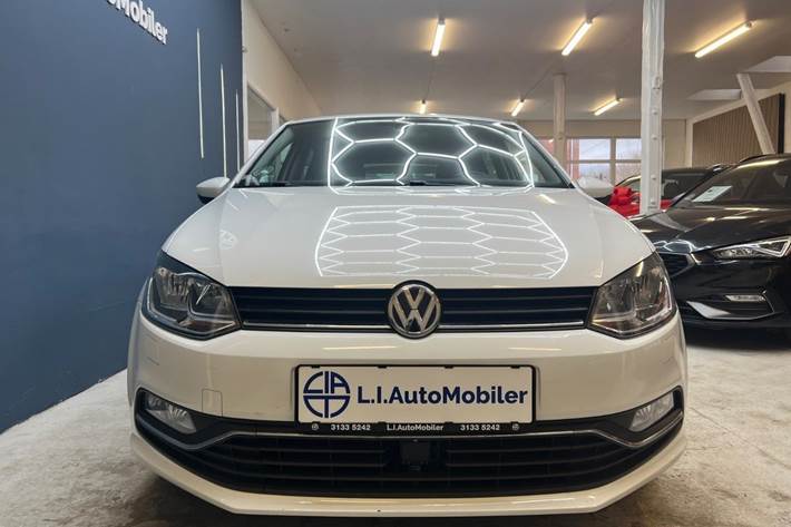 Hvid VW Polo fra 2016