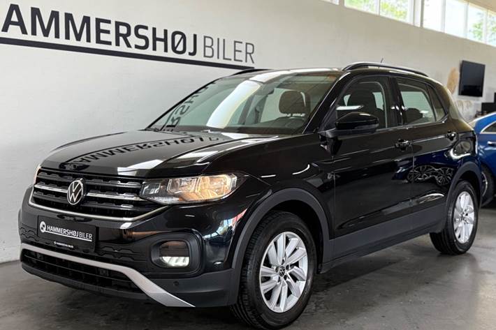 Sort VW T-Cross fra 2021 set udefra