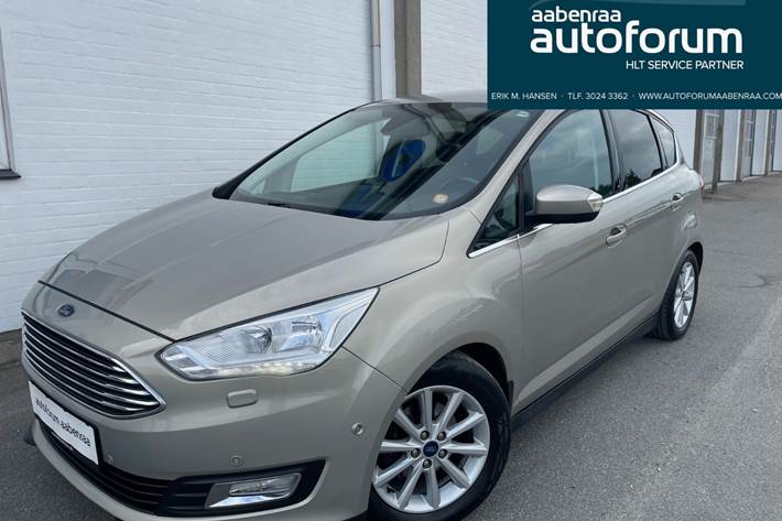 Gul Ford C-MAX fra 2017