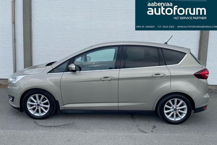 Gul Ford C-MAX fra 2017