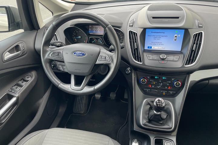 Gul Ford C-MAX fra 2017
