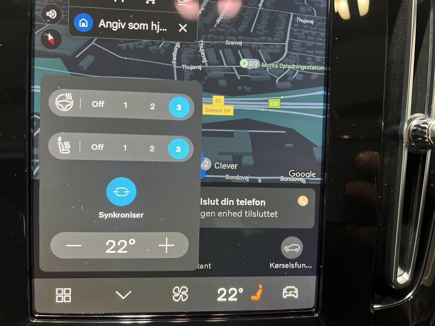 Grå Volvo EX40 fra 2026