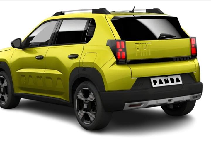 Gul Fiat Grande Panda E fra 2025