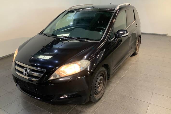 Sort Honda FR-V fra 2007 set udefra