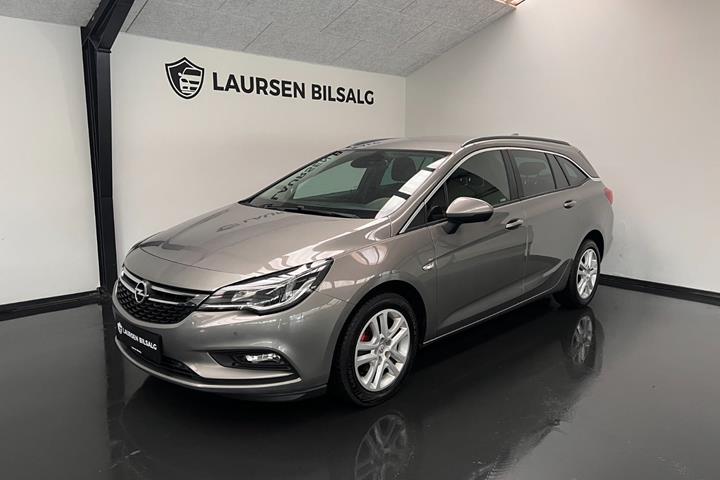 Grå Opel Astra fra 2017