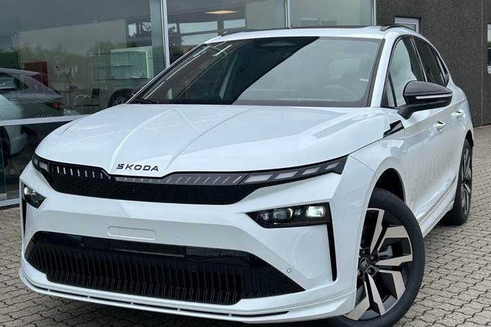 Hvid Skoda Enyaq fra 2027