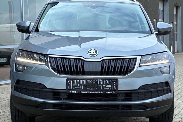 Grå Skoda Karoq fra 2019