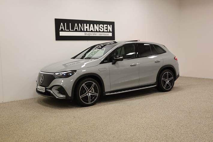 Grå Mercedes EQE500 SUV fra 2023
