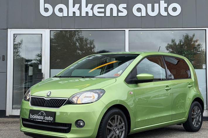 Grøn Skoda Citigo fra 2014