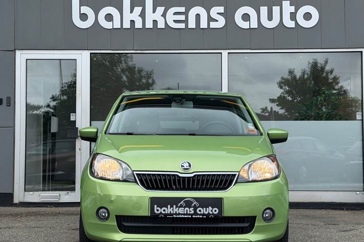 Grøn Skoda Citigo fra 2014
