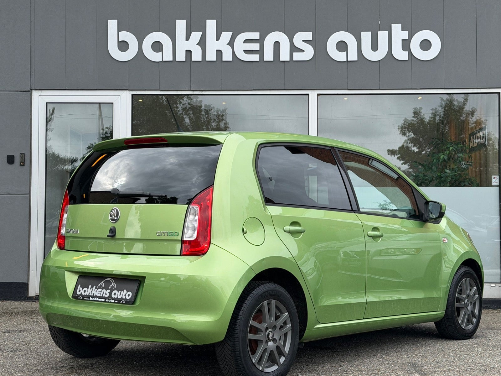 Grøn Skoda Citigo fra 2014