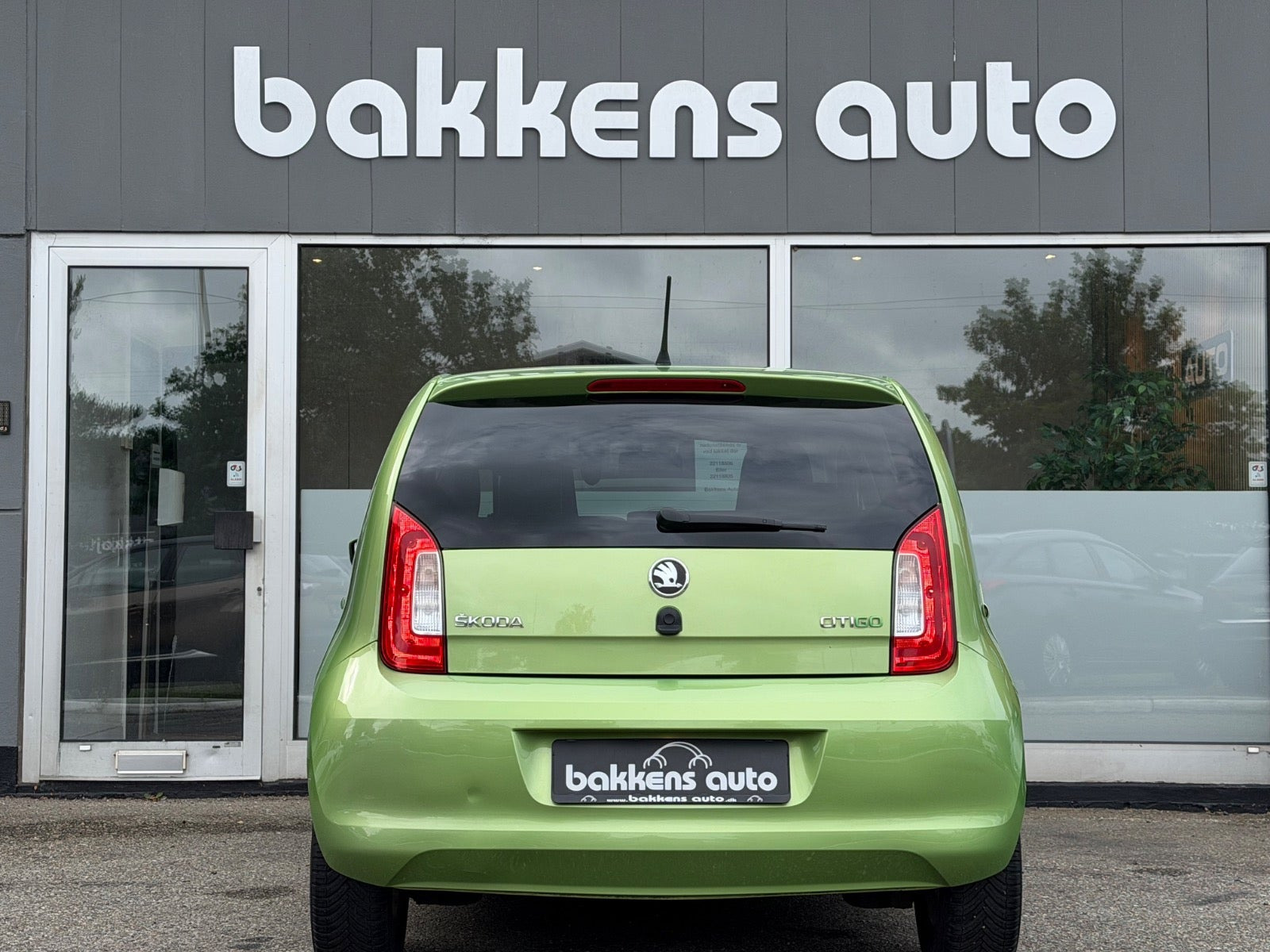 Grøn Skoda Citigo fra 2014