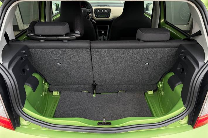 Grøn Skoda Citigo fra 2014