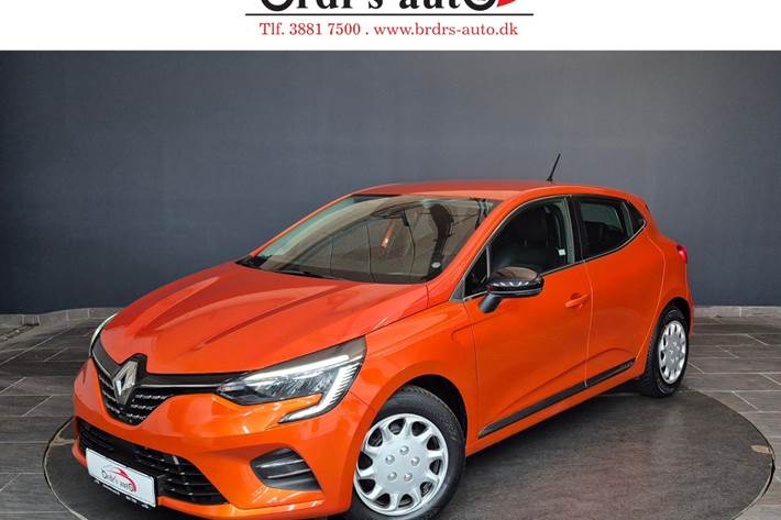 Orange Renault Clio V fra 2020