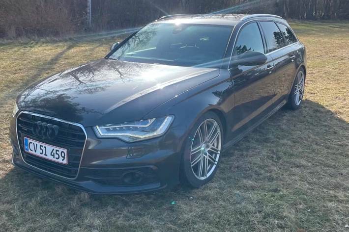 Sort Audi A6 fra 2012