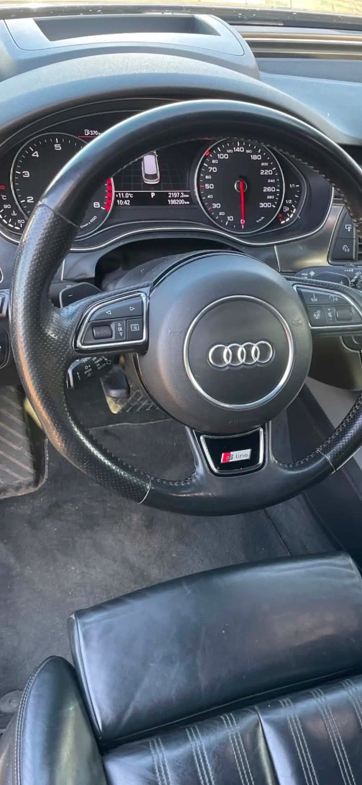 Sort Audi A6 fra 2012