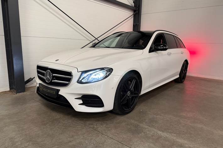 Hvid Mercedes E400 d fra 2018