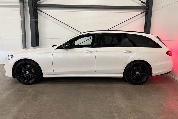 Hvid Mercedes E400 d fra 2018