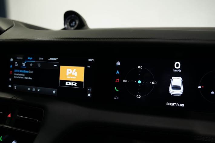 Grøn Porsche Taycan 4 fra 2024