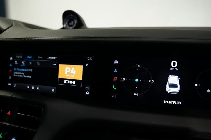 Grøn Porsche Taycan 4 fra 2024