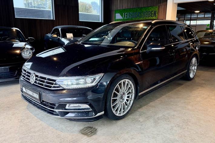 Sort VW Passat fra 2018