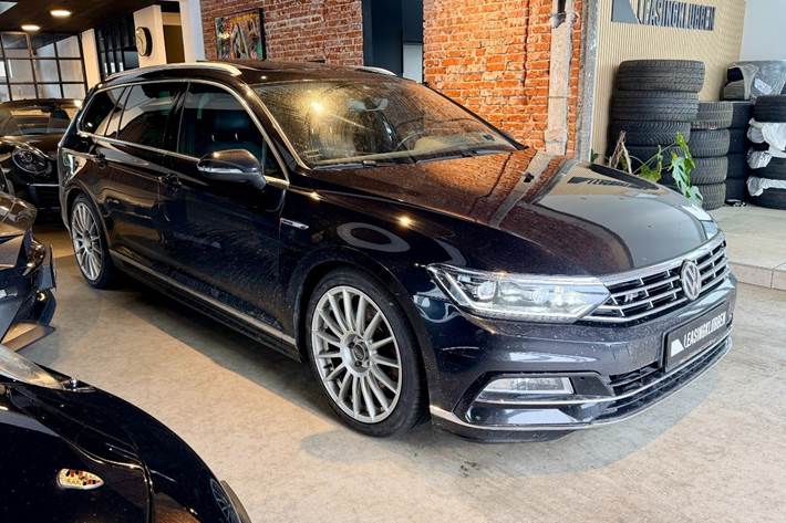 Sort VW Passat fra 2018