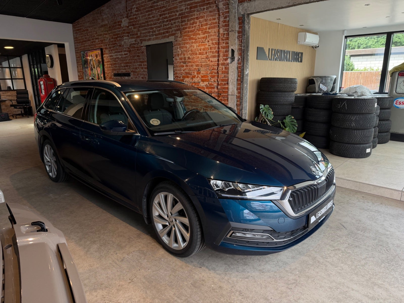 Grøn Skoda Octavia fra 2021