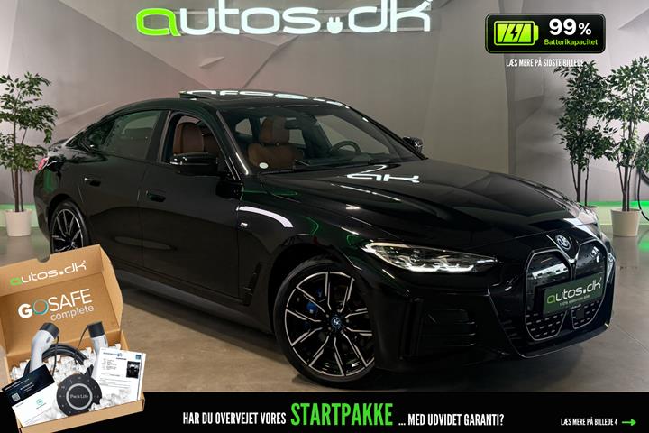 Sort BMW i4 fra 2023 set udefra