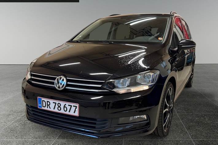 Sort VW Touran fra 2019