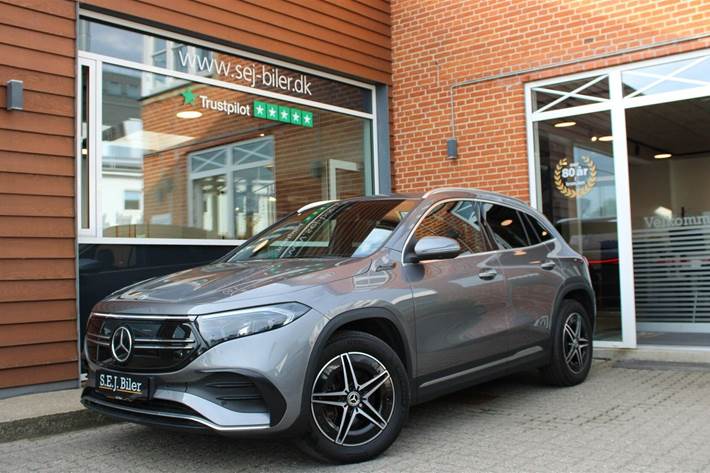 Grå Mercedes EQA350 fra 2023