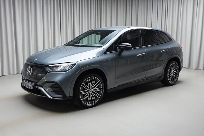 Grå Mercedes EQE350 SUV fra 2025