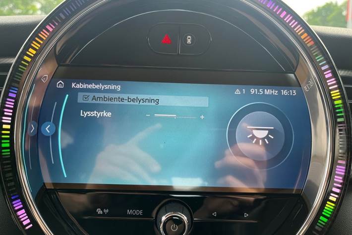 Grå Mini Cooper SE fra 2023