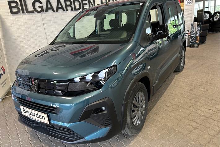 Blå Peugeot e-Rifter fra 2025