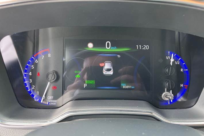 Hvid Toyota Corolla fra 2020