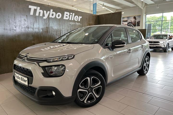 Grå Citroën C3 fra 2021 set udefra