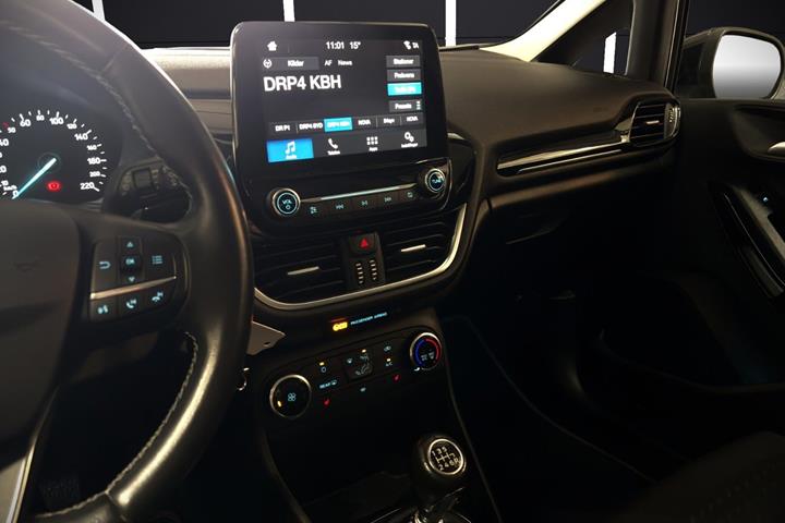 Sort Ford Fiesta fra 2018