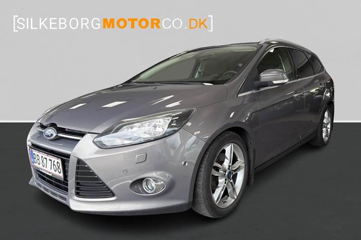 Grå Ford Focus fra 2012