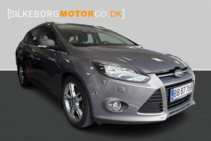 Grå Ford Focus fra 2012