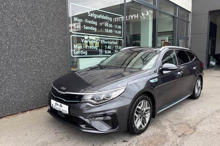 Grå Kia Optima fra 2019